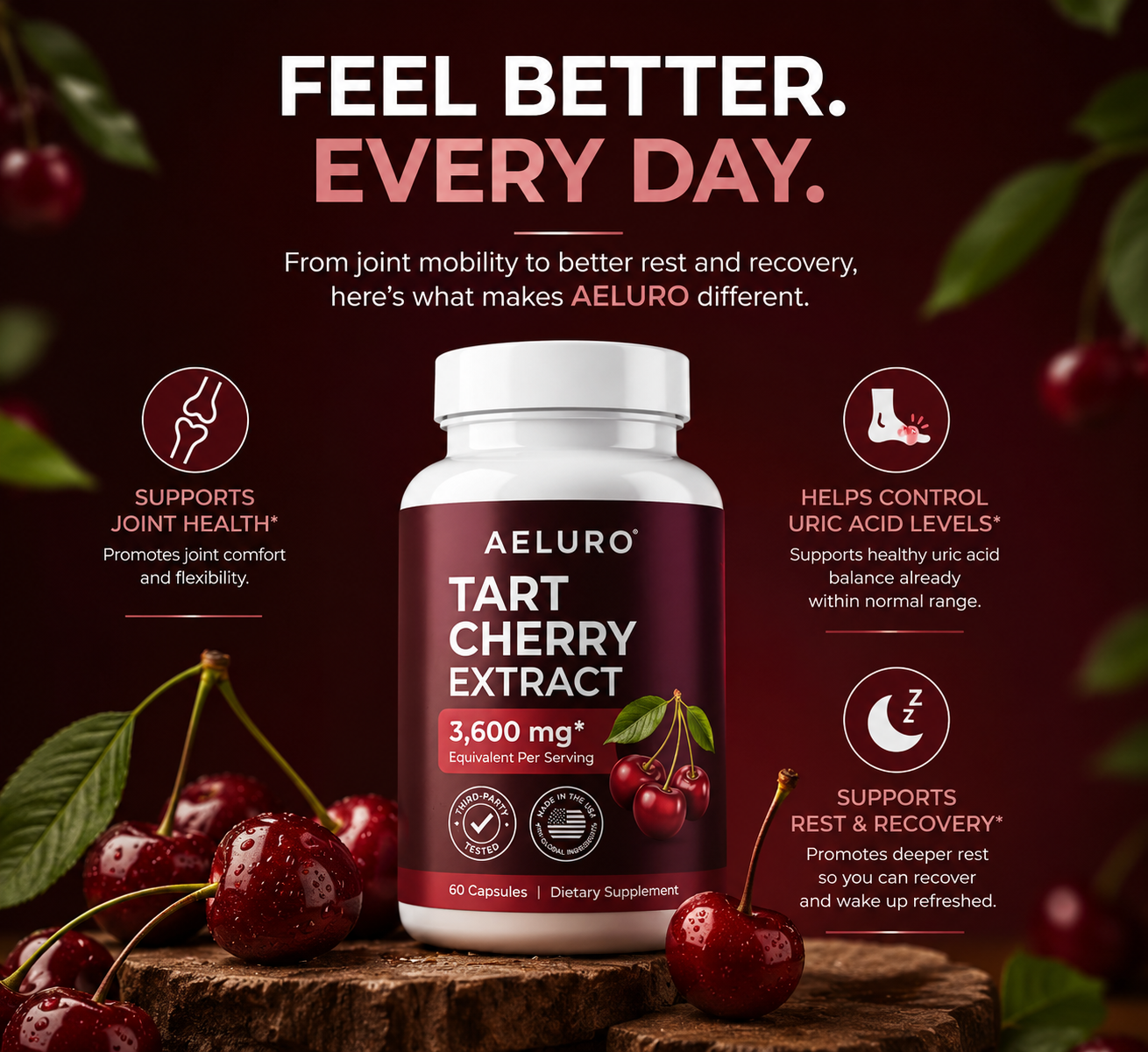 Tart Cherry Extract Supplement